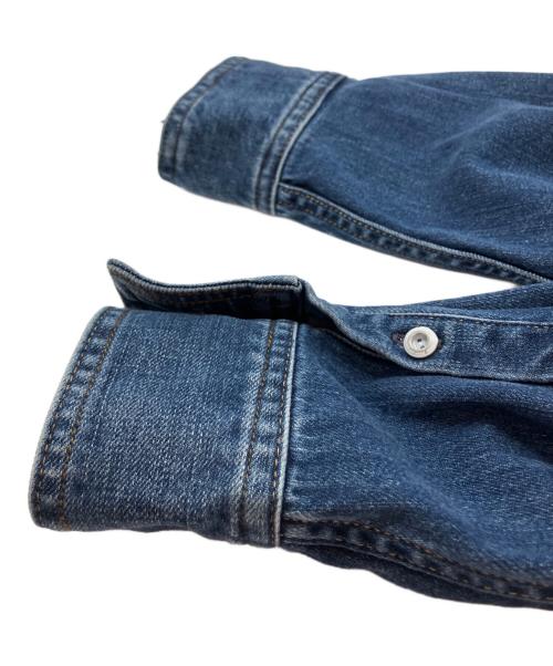 Healthy DENIM（ヘルシーデニム）Healthy DENIM (ヘルシーデニム) ビッグシルエットデニムシャツ 長袖シャツ ブルー サイズ:1の古着・服飾アイテム