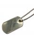 TIFFANY & Co. (ティファニー) ドッグタグ プレート ネックレス：19000円
