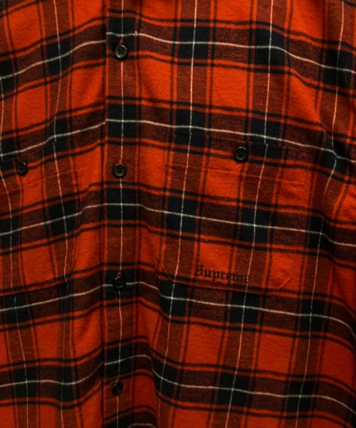 SUPREME（シュプリーム）SUPREME (シュプリーム) 長袖シャツ レッド サイズ:Mの古着・服飾アイテム