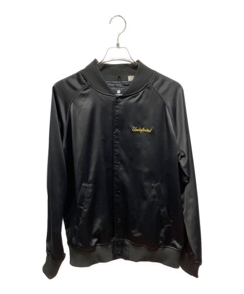 UNDEFEATED（アンディフィーテッド）UNDEFEATED (アンディフィーテッド) ブルペンジャケット ブラック サイズ:Mの古着・服飾アイテム