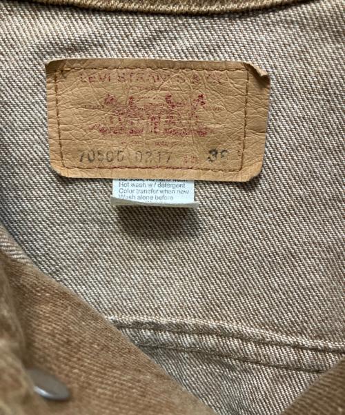 LEVI'S（リーバイス）LEVI'S (リーバイス) USA製 80s デニムジャケット ブラウン サイズ:38の古着・服飾アイテム