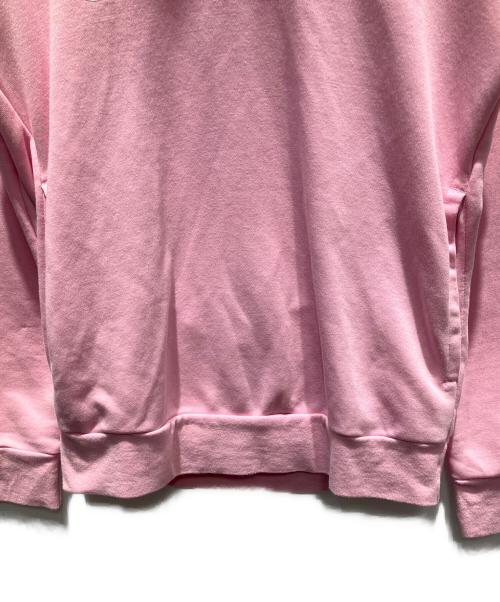 adidas（アディダス）adidas (アディダス) プルオーバーパーカー ピンク サイズ:Lの古着・服飾アイテム