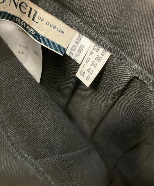 O'NEIL OF DUBLIN（オニールオブダブリン）O'NEIL OF DUBLIN (オニールオブダブリン) ウールラップスカート ブラック サイズ:40の古着・服飾アイテム