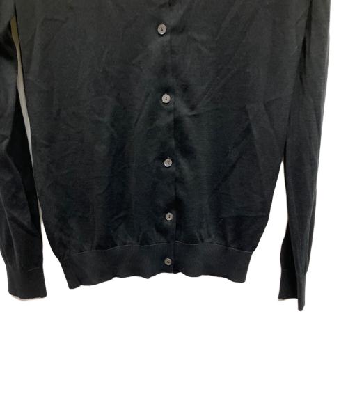 JOHN SMEDLEY（ジョンスメドレー）JOHN SMEDLEY (ジョンスメドレー) 薄手カーディガン ブラック サイズ:Sの古着・服飾アイテム