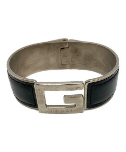 GUCCI（グッチ）GUCCI (グッチ) バングル ブラックの古着・服飾アイテム