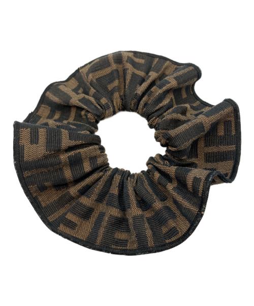 FENDI（フェンディ）FENDI (フェンディ) ズッカ シュシュ ブラック×ブラウンの古着・服飾アイテム