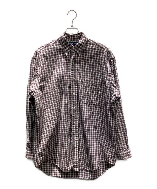 RALPH LAUREN（ラルフローレン）RALPH LAUREN (ラルフローレン) 90s 長袖シャツ レッド サイズ:Mの古着・服飾アイテム