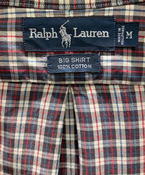 RALPH LAUREN（ラルフローレン）RALPH LAUREN (ラルフローレン) 90s 長袖シャツ レッド サイズ:Mの古着・服飾アイテム
