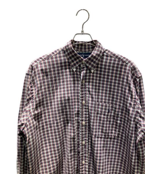 RALPH LAUREN（ラルフローレン）RALPH LAUREN (ラルフローレン) 90s 長袖シャツ レッド サイズ:Mの古着・服飾アイテム