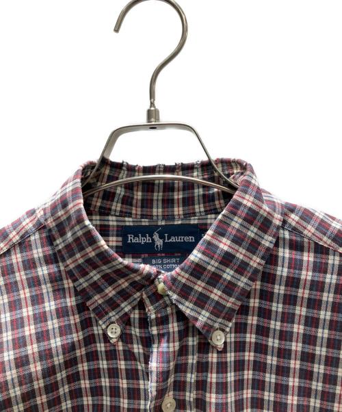 RALPH LAUREN（ラルフローレン）RALPH LAUREN (ラルフローレン) 90s 長袖シャツ レッド サイズ:Mの古着・服飾アイテム