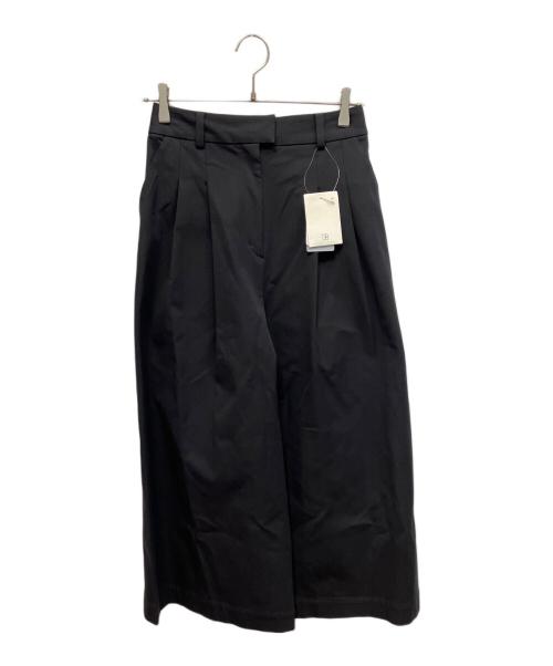 IENA（イエナ）IENA (イエナ) 2022AW 2wayストレッチコットンレーヨンワイドパンツ ブラック サイズ:36の古着・服飾アイテム