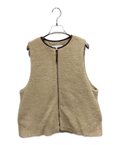 FRAMeWORK（フレームワーク）FRAMeWORK (フレームワーク) ボアベスト ベージュ サイズ:Freeの古着・服飾アイテム