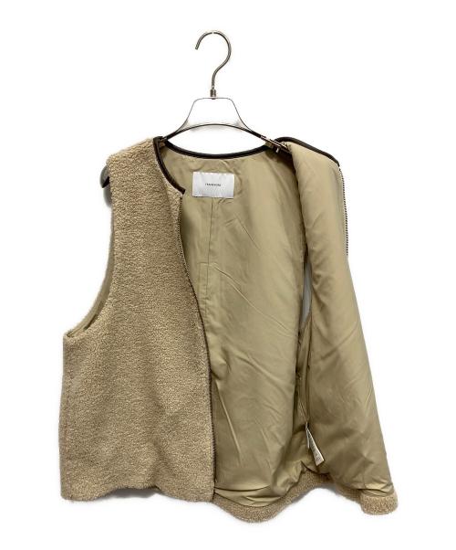 FRAMeWORK（フレームワーク）FRAMeWORK (フレームワーク) ボアベスト ベージュ サイズ:Freeの古着・服飾アイテム