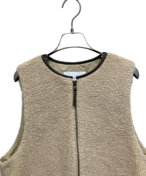 FRAMeWORK（フレームワーク）FRAMeWORK (フレームワーク) ボアベスト ベージュ サイズ:Freeの古着・服飾アイテム