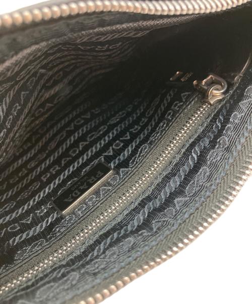 PRADA（プラダ）PRADA (プラダ) 	キルティングナイロン2WAYチェーンショルダーバッグ ブラックの古着・服飾アイテム