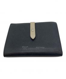 CELINE（セリーヌ）の古着「2つ折り財布」｜ブラック×グレー