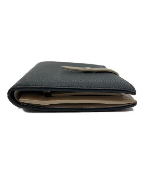 CELINE（セリーヌ）CELINE (セリーヌ) 2つ折り財布 ブラック×グレーの古着・服飾アイテム