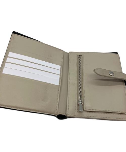 CELINE（セリーヌ）CELINE (セリーヌ) 2つ折り財布 ブラック×グレーの古着・服飾アイテム