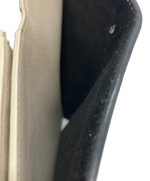 CELINE（セリーヌ）CELINE (セリーヌ) 2つ折り財布 ブラック×グレーの古着・服飾アイテム