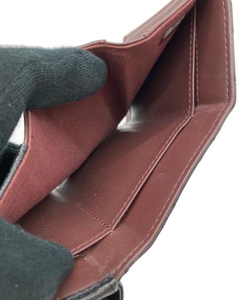 CHANEL（シャネル）CHANEL (シャネル) 3つ折り財布 ブラックの古着・服飾アイテム