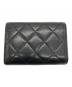 CHANEL (シャネル) 3つ折り財布 ブラック：75000円