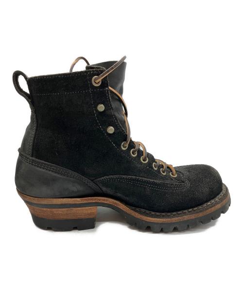 WHITE'S BOOTS（ホワイツブーツ）WHITE'S BOOTS (ホワイツブーツ) スモークジャンパー レースアップブーツ ブラック サイズ:8Eの古着・服飾アイテム