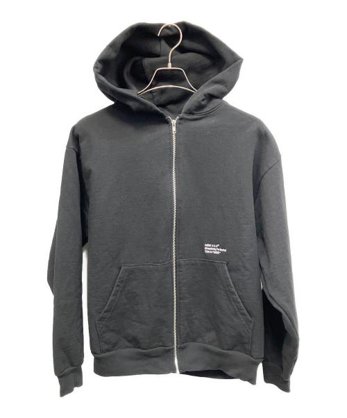 mine（マイン）mine (マイン) USA製 GD SWEAT ZIP HOODIE 14oz ジップパーカー ブラック サイズ:2の古着・服飾アイテム