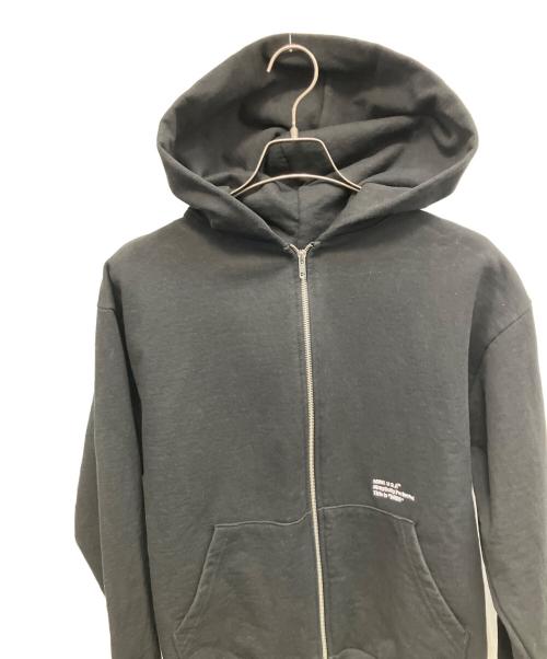 mine（マイン）mine (マイン) USA製 GD SWEAT ZIP HOODIE 14oz ジップパーカー ブラック サイズ:2の古着・服飾アイテム