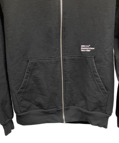 mine（マイン）mine (マイン) USA製 GD SWEAT ZIP HOODIE 14oz ジップパーカー ブラック サイズ:2の古着・服飾アイテム