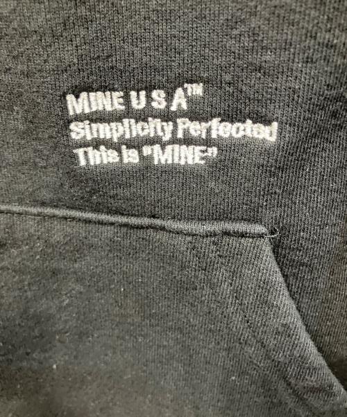 mine（マイン）mine (マイン) USA製 GD SWEAT ZIP HOODIE 14oz ジップパーカー ブラック サイズ:2の古着・服飾アイテム