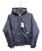 mine×TAIONマイン×タイオン）の古着「Down Double Zip Hoodie ダウンジャケット」｜ネイビー