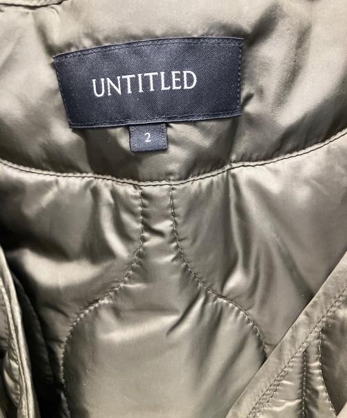 UNTITLED（アンタイトル）UNTITLED (アンタイトル) ライナー付マウンテンパーカー オリーブ サイズ:2の古着・服飾アイテム