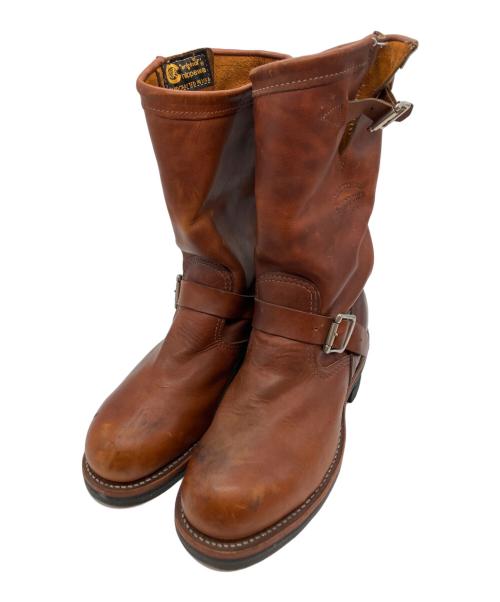 CHIPPEWA（チペワ）CHIPPEWA (チペワ) エンジニアブーツ ブラウン サイズ:US 7Eの古着・服飾アイテム
