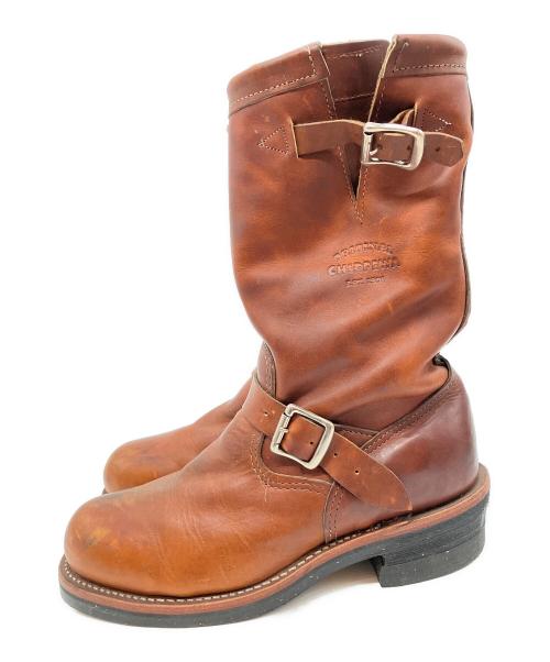 CHIPPEWA（チペワ）CHIPPEWA (チペワ) エンジニアブーツ ブラウン サイズ:US 7Eの古着・服飾アイテム