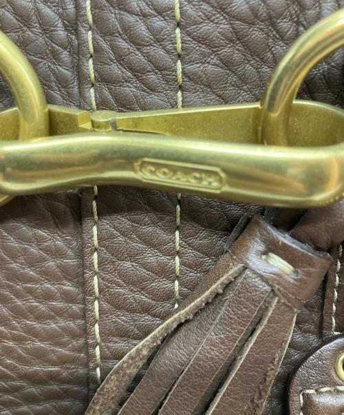 COACH（コーチ）COACH (コーチ) ハンドバッグ ブラウンの古着・服飾アイテム