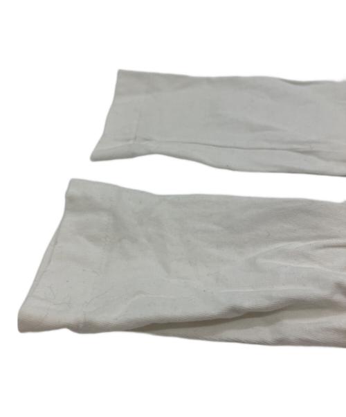 PLAY COMME des GARCONS（プレイコムデギャルソン）PLAY COMME des GARCONS (プレイコムデギャルソン) ロングスリーブTシャツ ホワイト サイズ:Mの古着・服飾アイテム