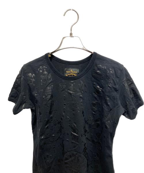 Vivienne Westwood（ヴィヴィアンウエストウッド）Vivienne Westwood (ヴィヴィアンウエストウッド) 半袖カットソー ブラック サイズ:Mの古着・服飾アイテム