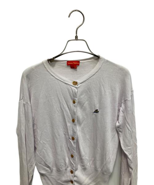 Vivienne Westwood（ヴィヴィアンウエストウッド）Vivienne Westwood (ヴィヴィアンウエストウッド) カーディガン ピンク サイズ:Mの古着・服飾アイテム