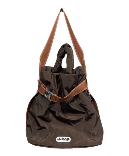 OUTDOOR（アウトドア）OUTDOOR (アウトドア) U by SPICK&SPAN (ユー バイ スピック＆スパン) 2WAYバッグ ブラウンの古着・服飾アイテム