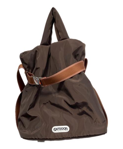 OUTDOOR（アウトドア）OUTDOOR (アウトドア) U by SPICK&SPAN (ユー バイ スピック＆スパン) 2WAYバッグ ブラウンの古着・服飾アイテム