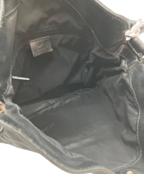 GUCCI（グッチ）GUCCI (グッチ) 2WAYショルダーバッグ ブラックの古着・服飾アイテム