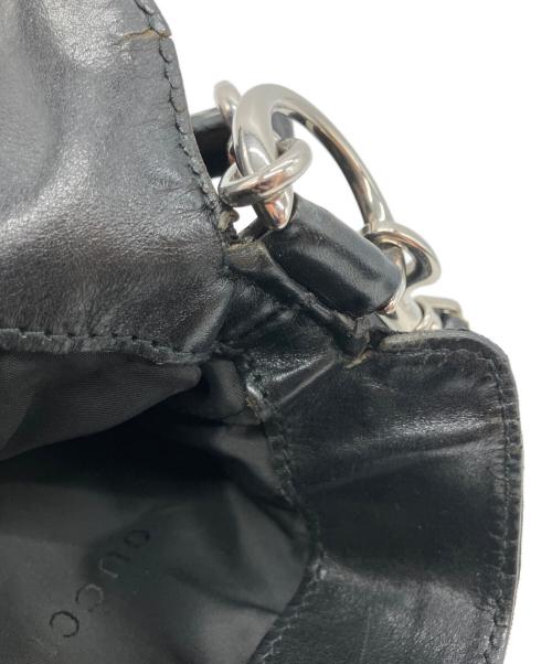 GUCCI（グッチ）GUCCI (グッチ) 2WAYショルダーバッグ ブラックの古着・服飾アイテム