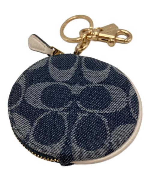 COACH（コーチ）COACH (コーチ) キーリング付きコインケース インディゴの古着・服飾アイテム