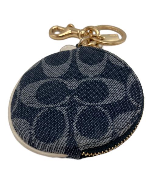 COACH（コーチ）COACH (コーチ) キーリング付きコインケース インディゴの古着・服飾アイテム