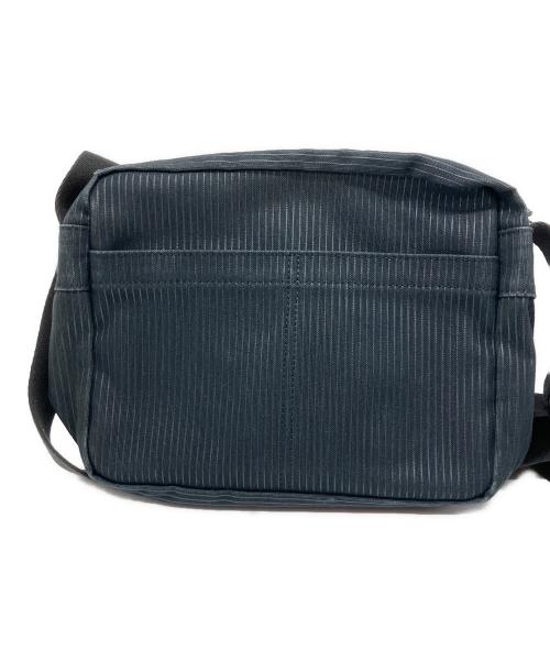 PORTER（ポーター）PORTER (ポーター) ストライプ ショルダーバッグ ブラックの古着・服飾アイテム