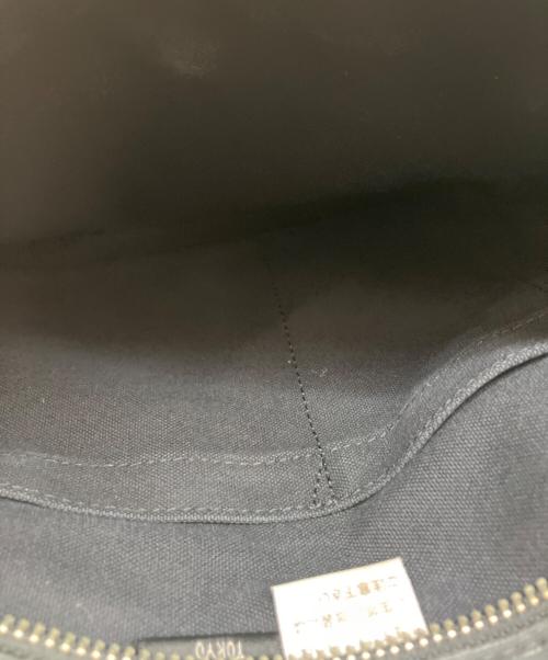 PORTER（ポーター）PORTER (ポーター) ストライプ ショルダーバッグ ブラックの古着・服飾アイテム