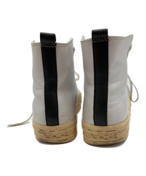 Y-3（ワイスリー）Y-3 (ワイスリー) YUBEN MID ハイカットスニーカー ホワイト サイズ:24.5cmの古着・服飾アイテム