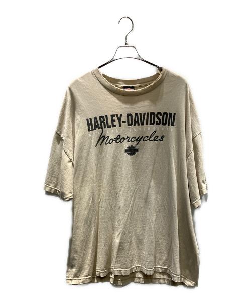 HARLEY-DAVIDSON（ハーレーダビッドソン）HARLEY-DAVIDSON (ハーレーダビッドソン) 半袖カットソー ベージュ サイズ:不明の古着・服飾アイテム