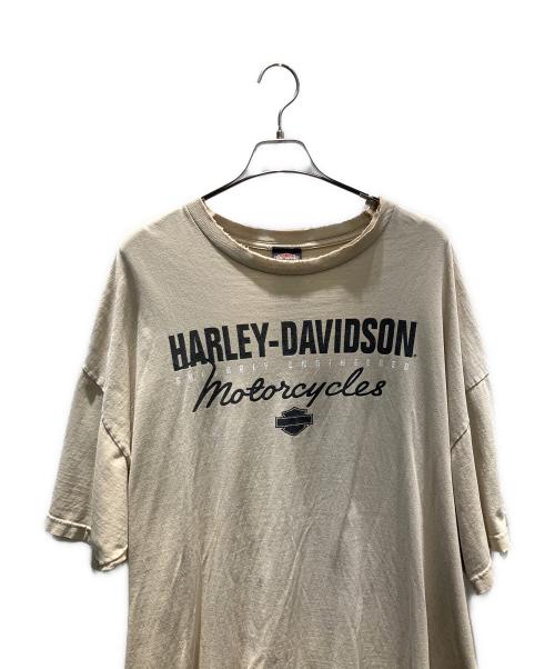 HARLEY-DAVIDSON（ハーレーダビッドソン）HARLEY-DAVIDSON (ハーレーダビッドソン) 半袖カットソー ベージュ サイズ:不明の古着・服飾アイテム