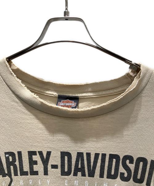 HARLEY-DAVIDSON（ハーレーダビッドソン）HARLEY-DAVIDSON (ハーレーダビッドソン) 半袖カットソー ベージュ サイズ:不明の古着・服飾アイテム